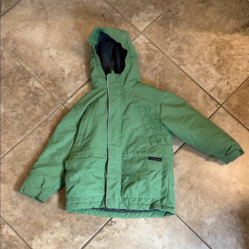 Land’s End Green Kids Coat